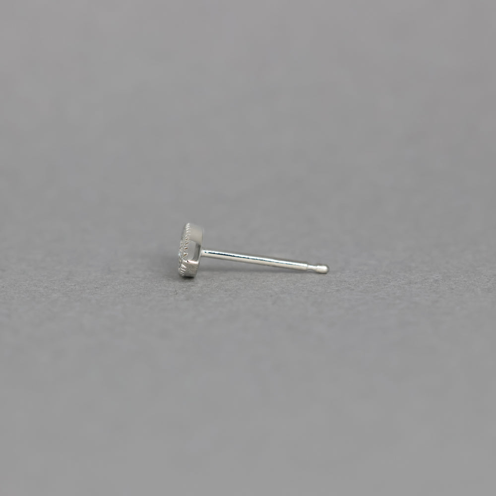 ミルグレイン ピアス マーキース ダイヤモンド(片耳)PAE-5