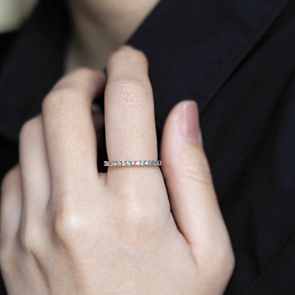 プラージュ リング マルチカラー 宝石箱 W-MC1