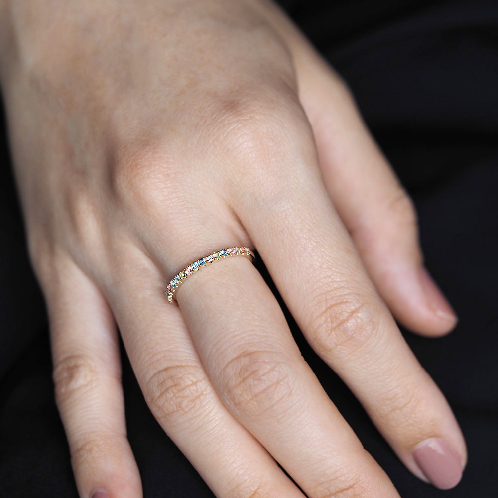 プラージュ リング マルチカラー 海月 W-MC7