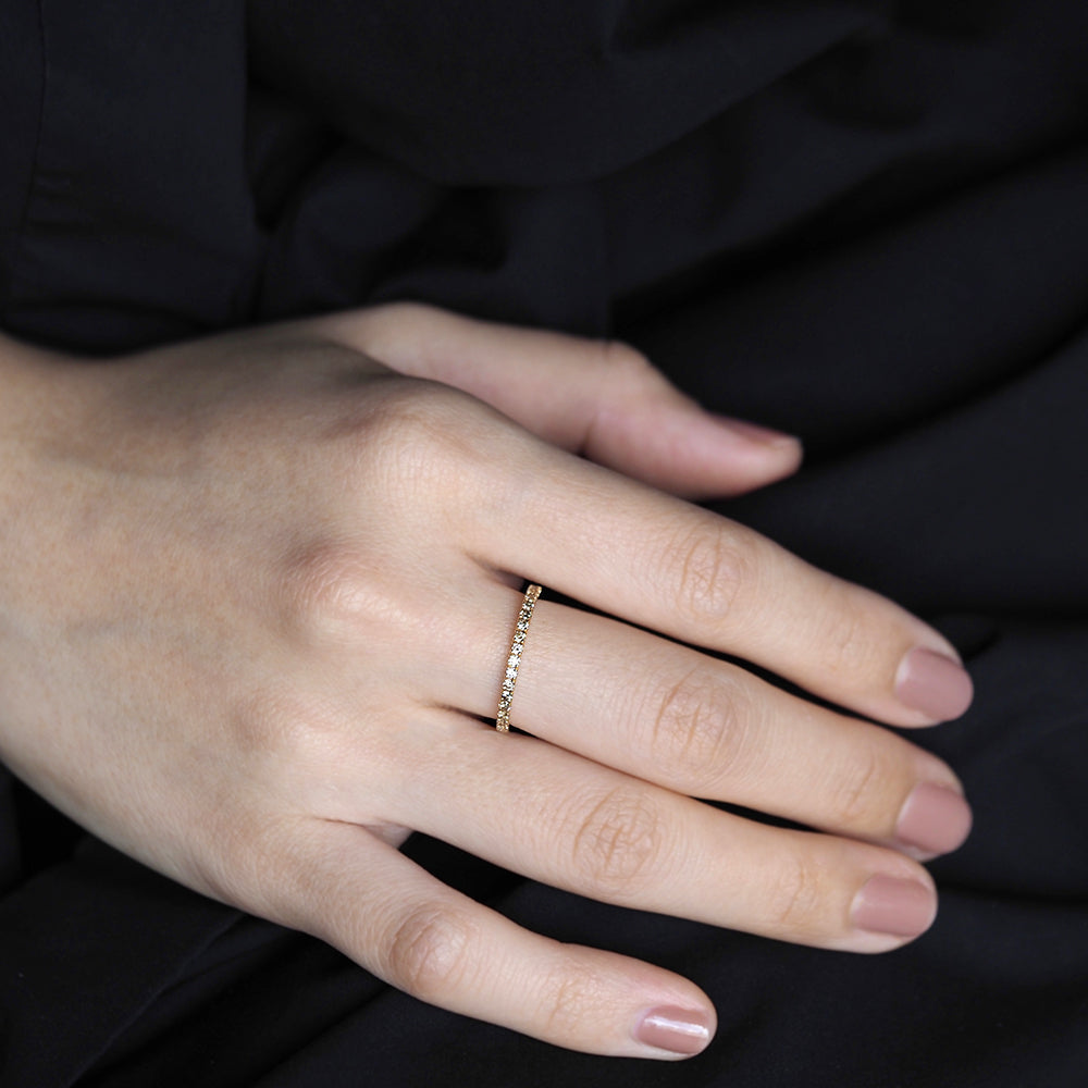 プラージュ リング ブラウンダイヤモンド W-SD2