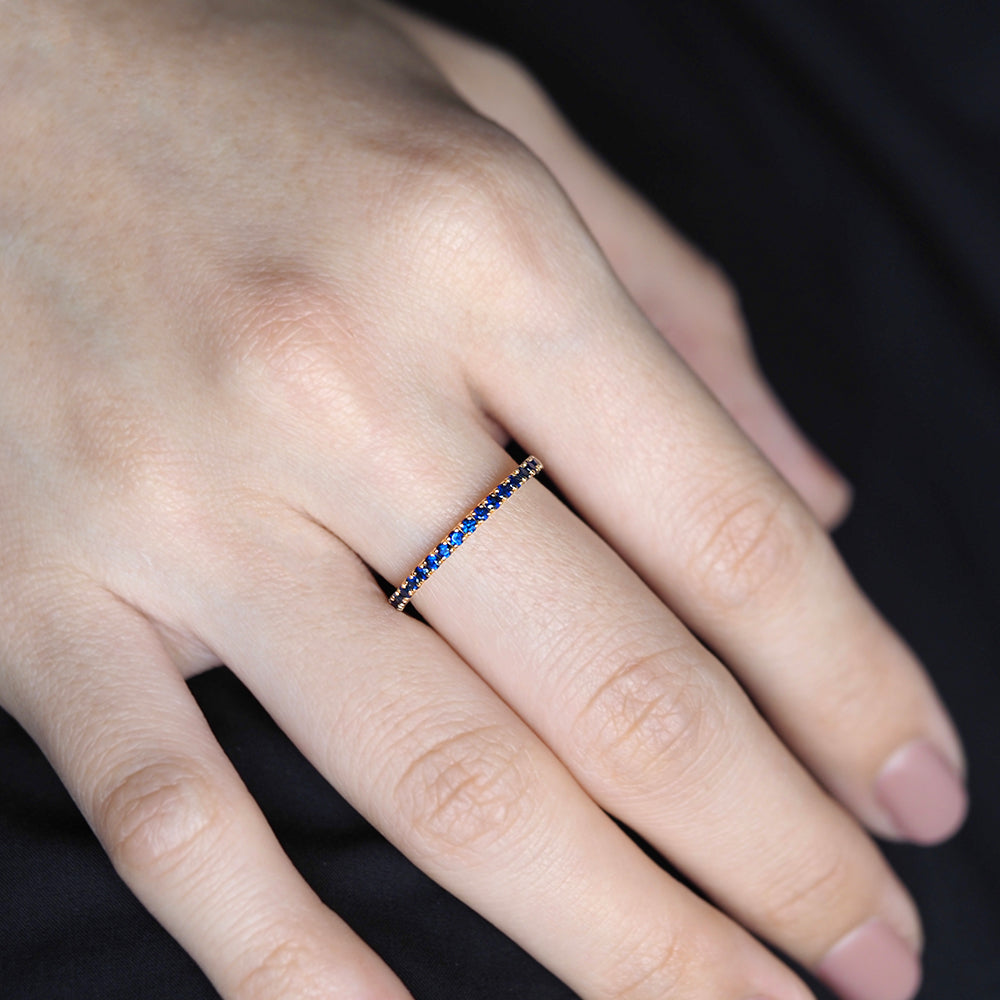 プラージュ リング ブルーサファイア W-SD4