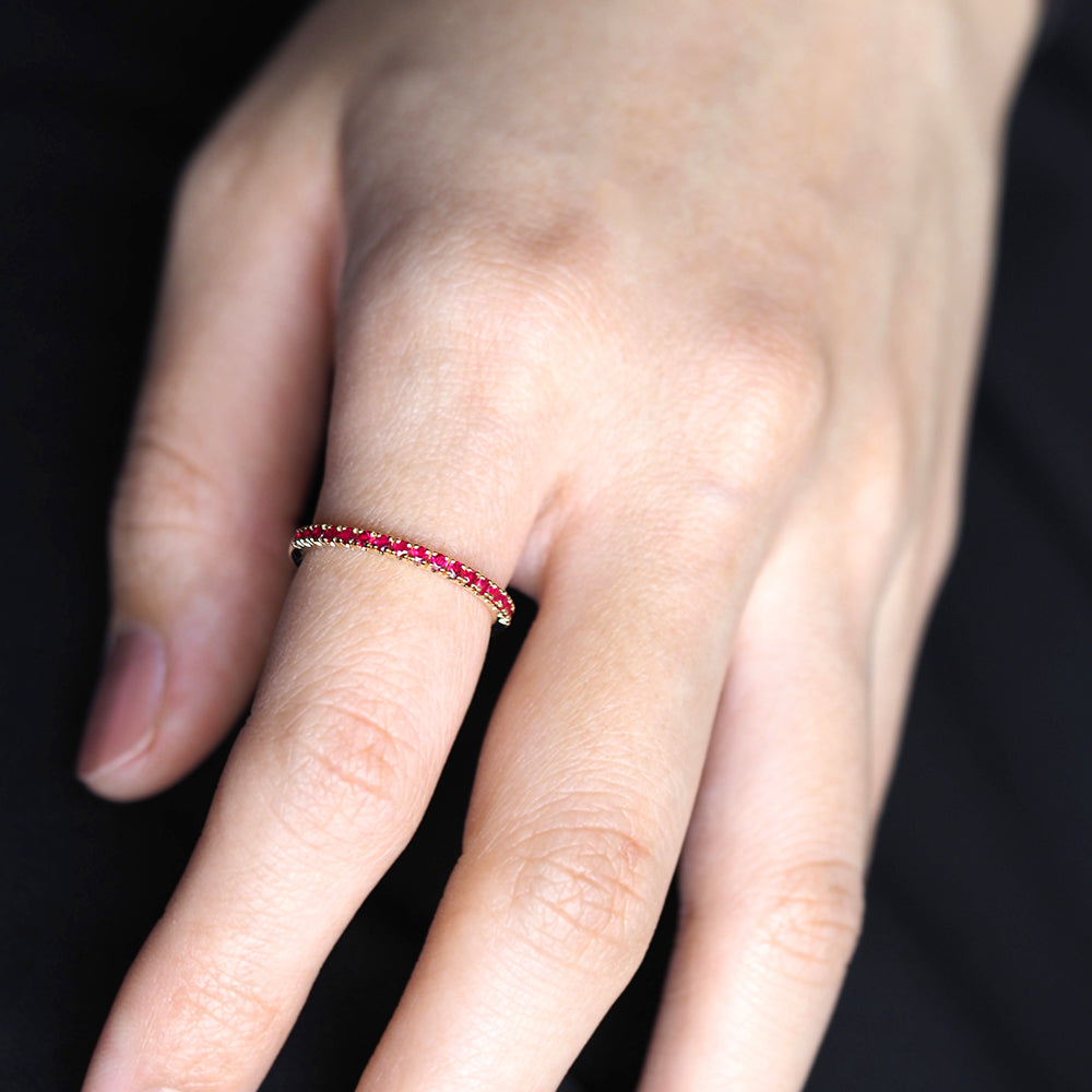 プラージュ リング モザンビークルビー W-SD6