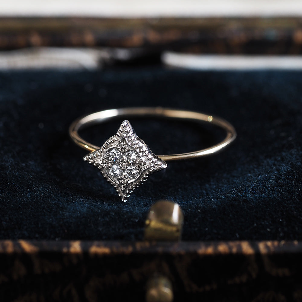 ミルグレイン リング スター ダイヤモンド PAR-14