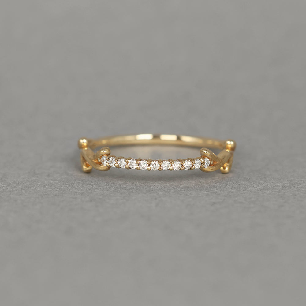 ナチュール リング ダイヤモンド Row of 11D PCL-283