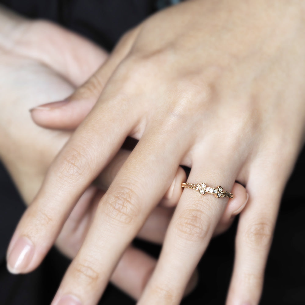 ナチュール リング ダイヤモンド Butterfly PCL-285