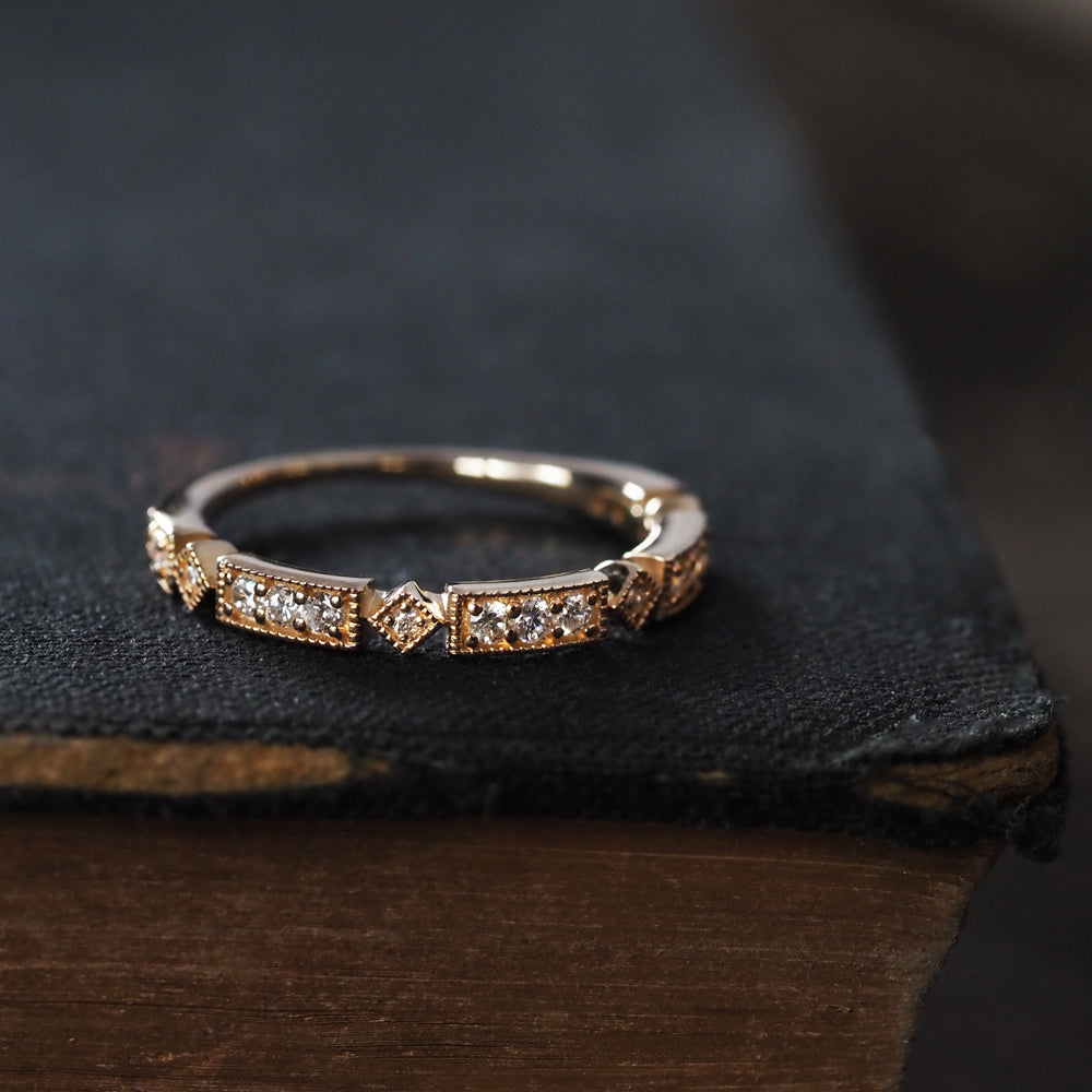 ミルゴシック リング レクタングル ダイヤモンドPCL-7