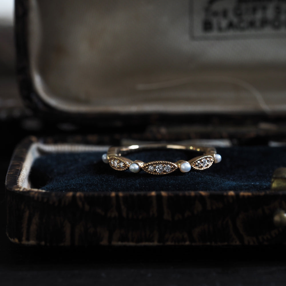 ミルゴシック ペルル リング マーキース パール&ダイヤモンド PCL-84