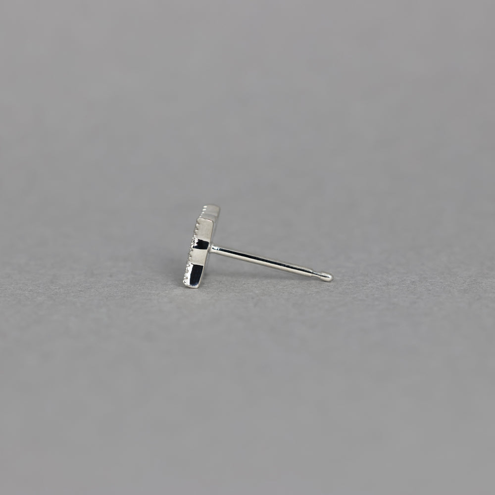 ミルグレイン ピアス スター ダイヤモンド（片耳）PAE-3