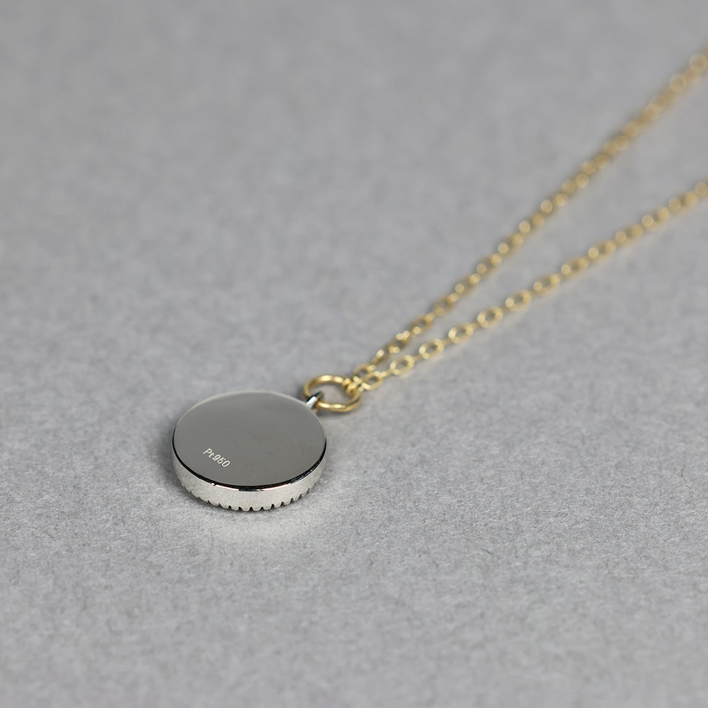 ミルグレイン ネックレス ラウンド ダイヤモンド PAN-9