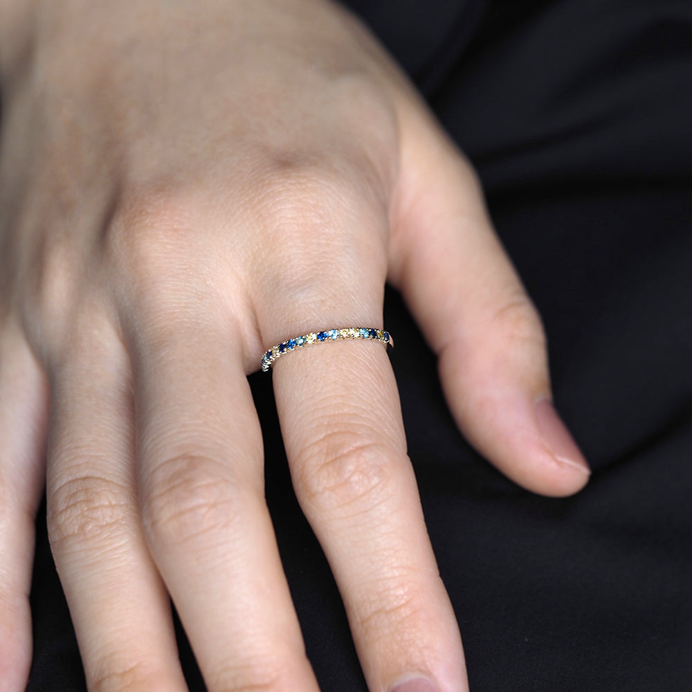 プラージュ リング マルチカラー 月の光の道 W-MC11