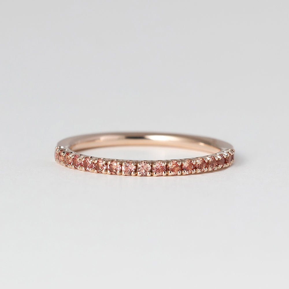 プラージュ リング パパラチアカラーサファイア W-SD8