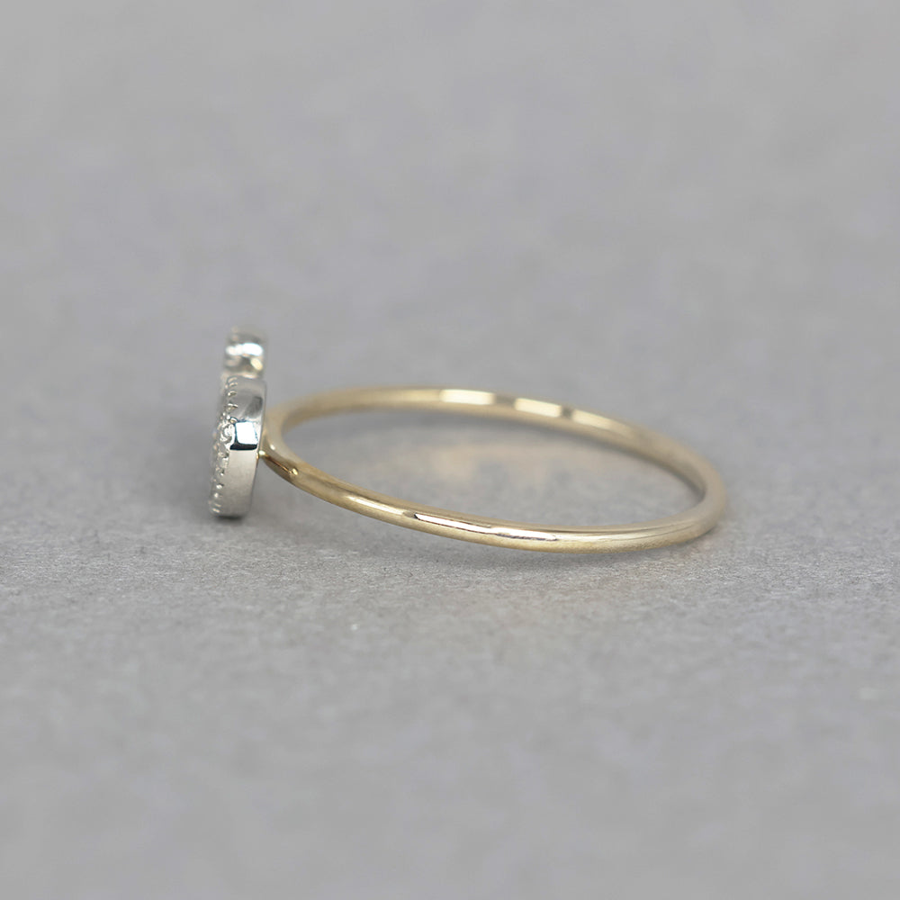 ミルグレイン リング ペイズリー ダイヤモンド PAR-13