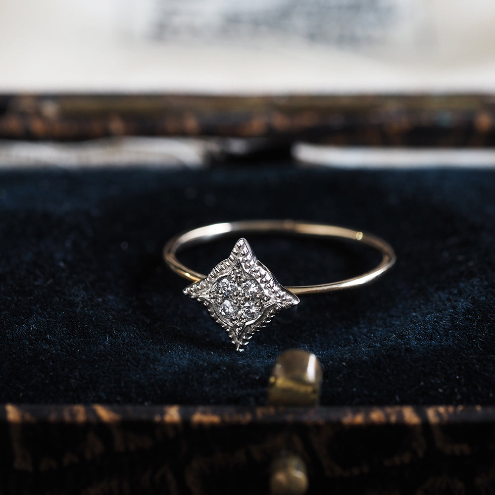 ミルグレイン リング スター ダイヤモンド PAR-14