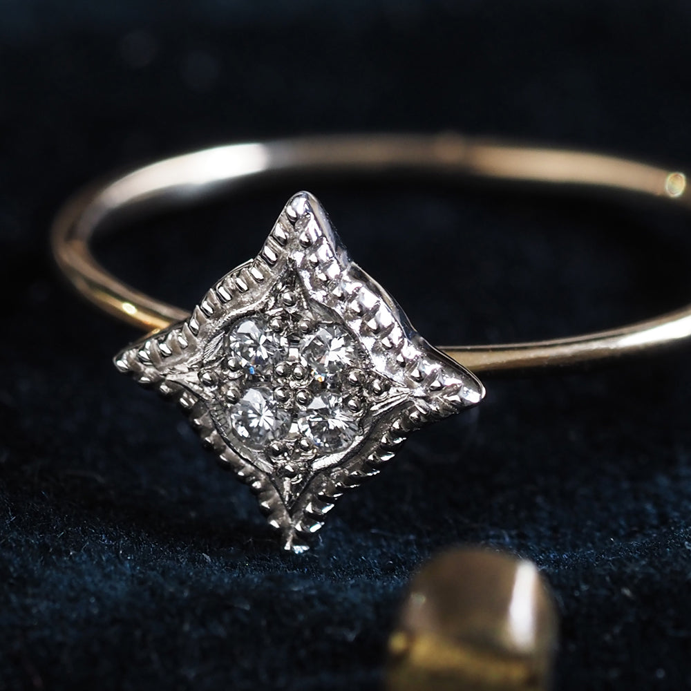 ミルグレイン リング スター ダイヤモンド PAR-14