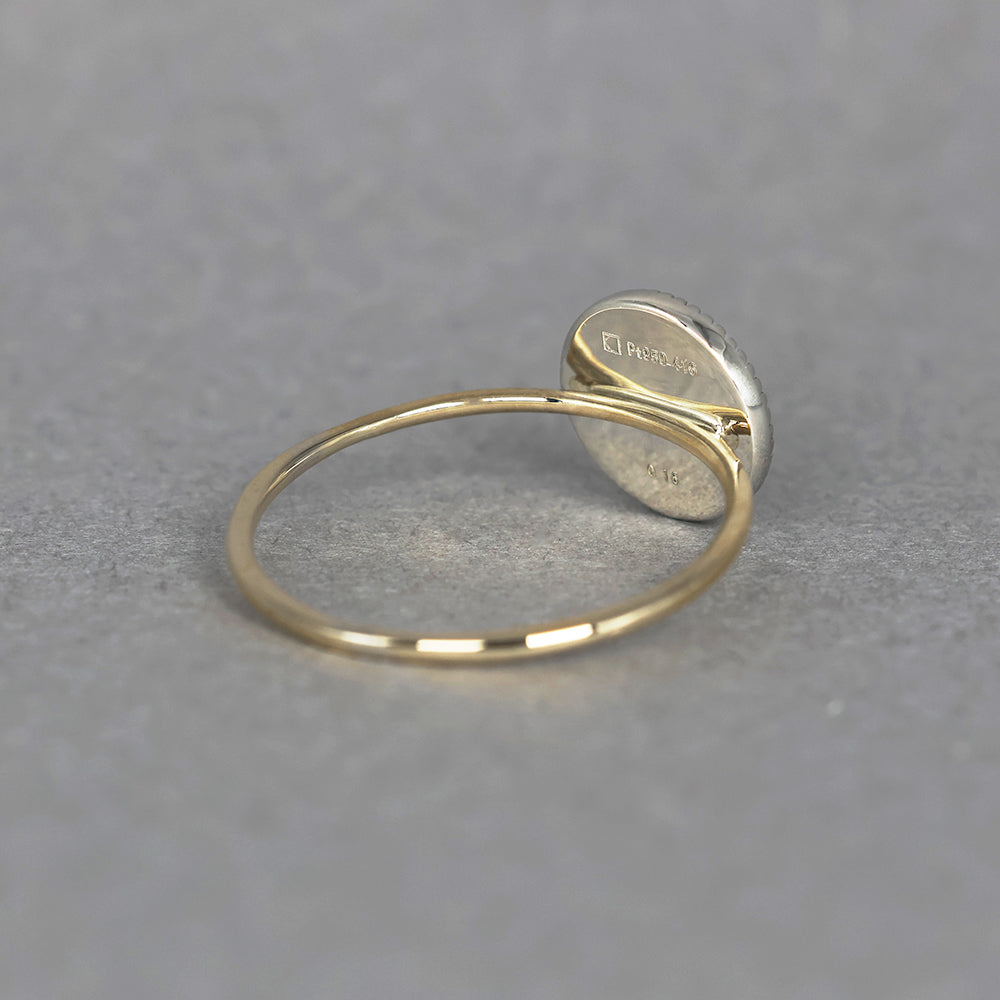 ミルグレイン リング ラウンド ダイヤモンド PAR-15