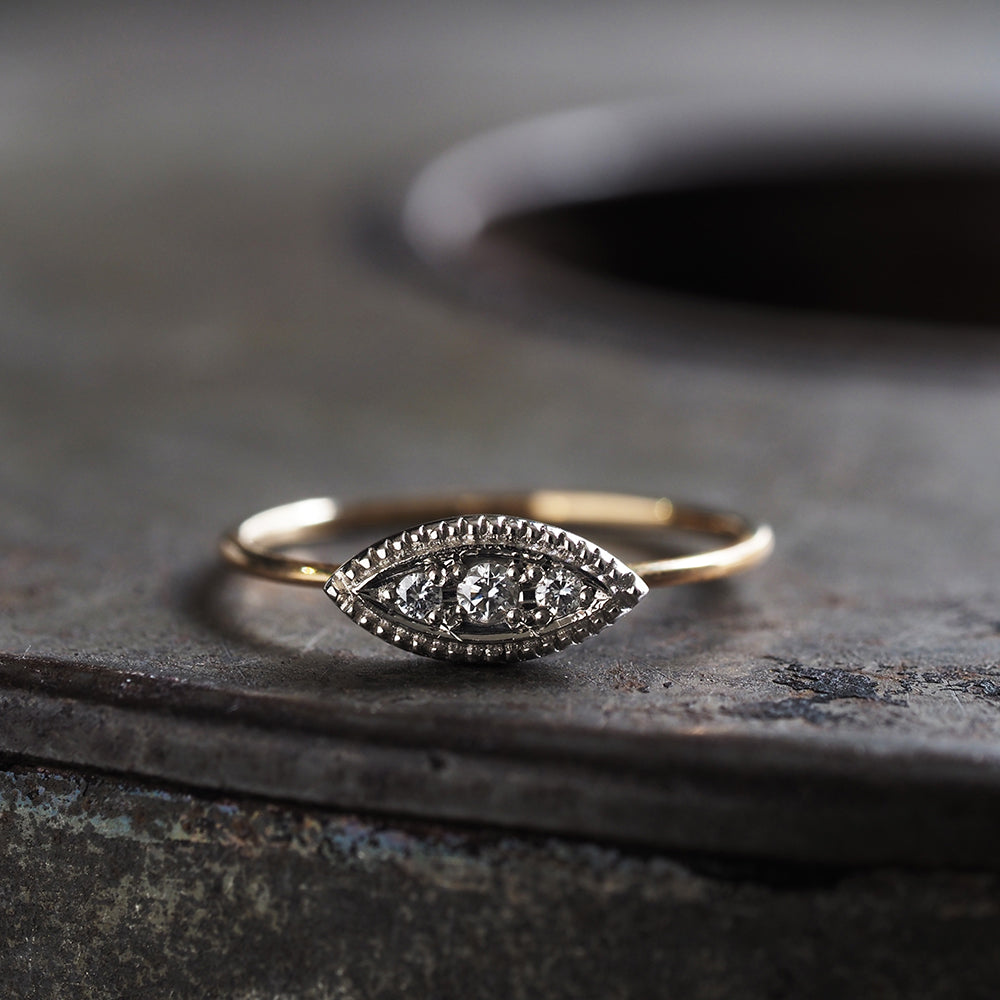 ミルグレイン リング マーキース ダイヤモンド PAR-16