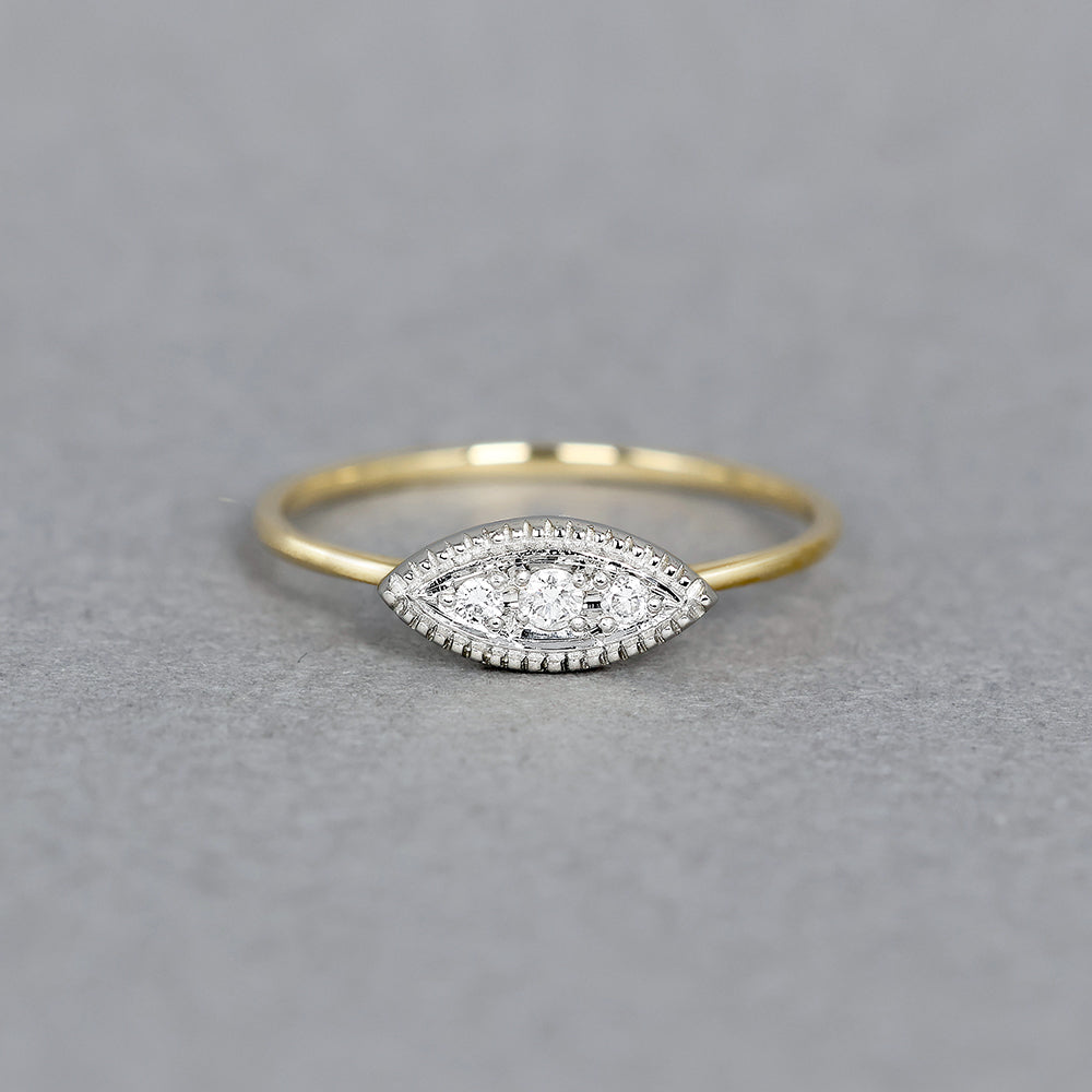 ミルグレイン リング マーキース ダイヤモンド PAR-16