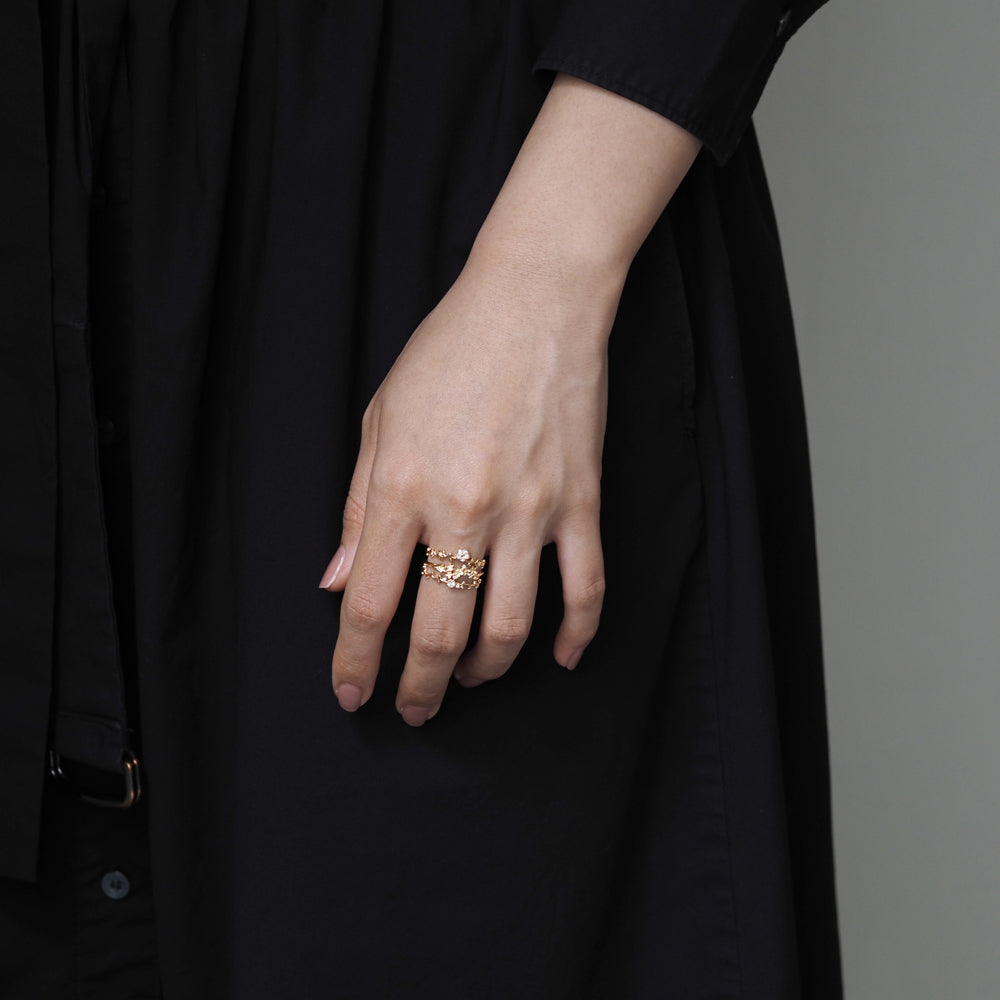 ナチュール リング ダイヤモンド Three-Flower PCL-286