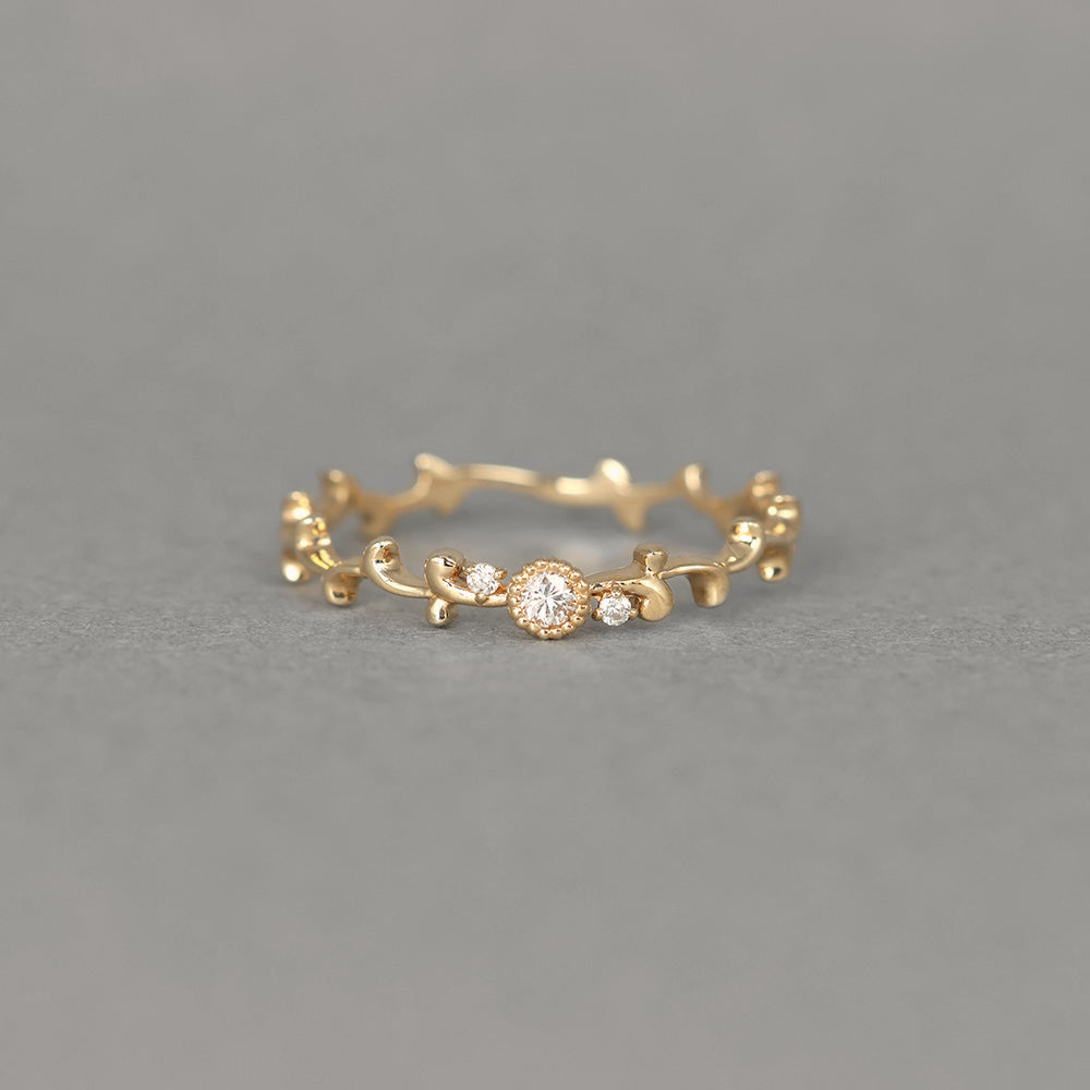 ナチュール リング  ダイヤモンド Vine-3D PCL-287