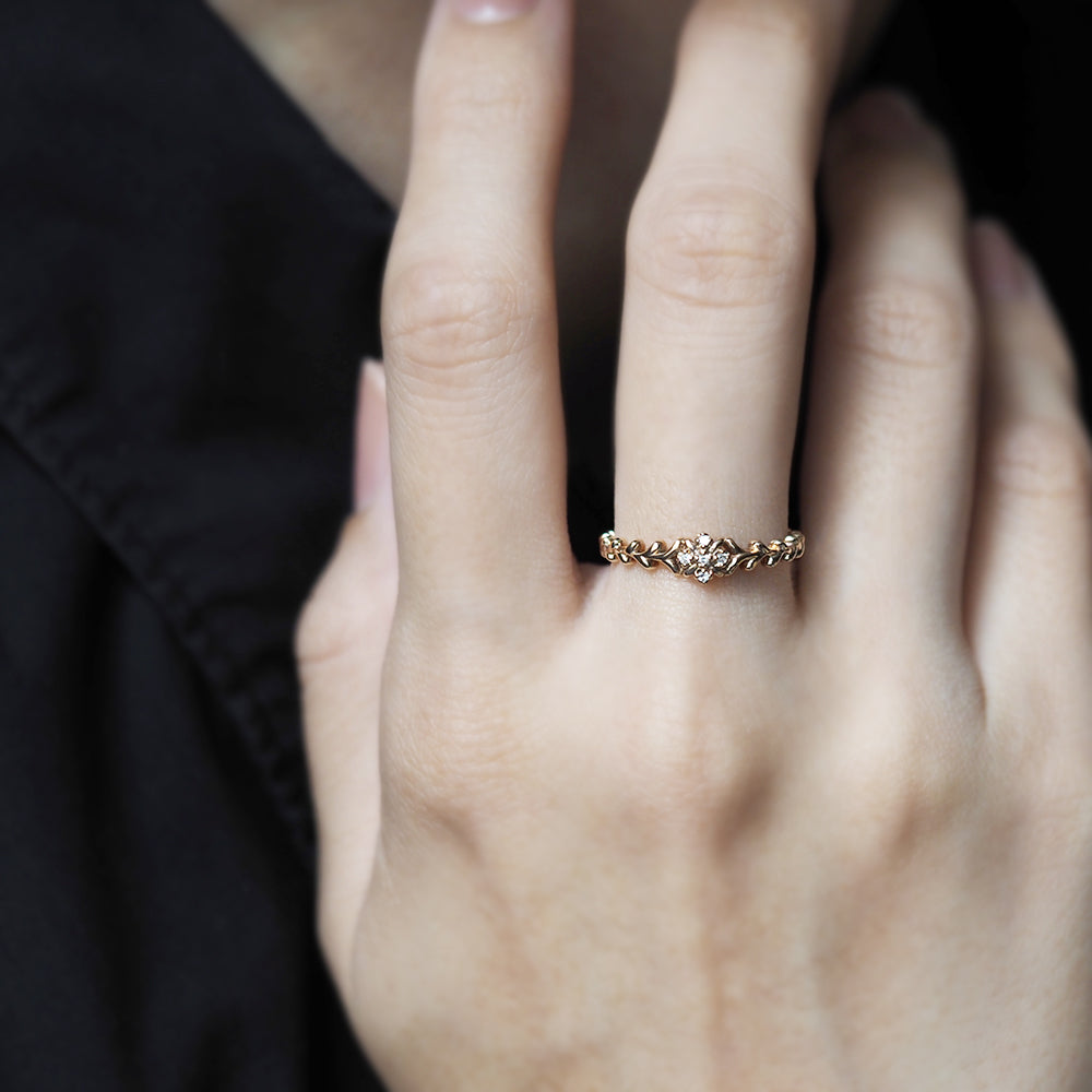 ナチュール リング  ダイヤモンド Vine-5D PCL-288