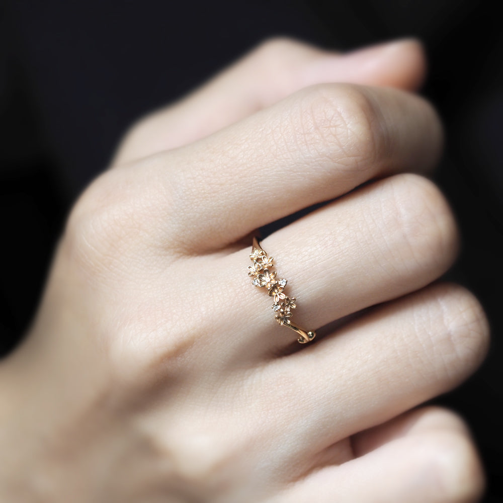 ナチュール リング  ダイヤモンド Tiny-Flowers PCL-291