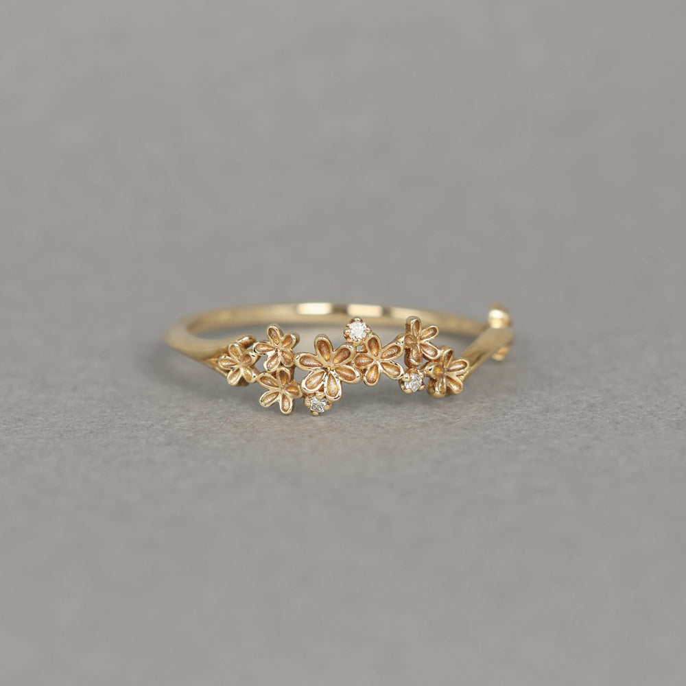 ナチュール リング  ダイヤモンド Tiny-Flowers PCL-291