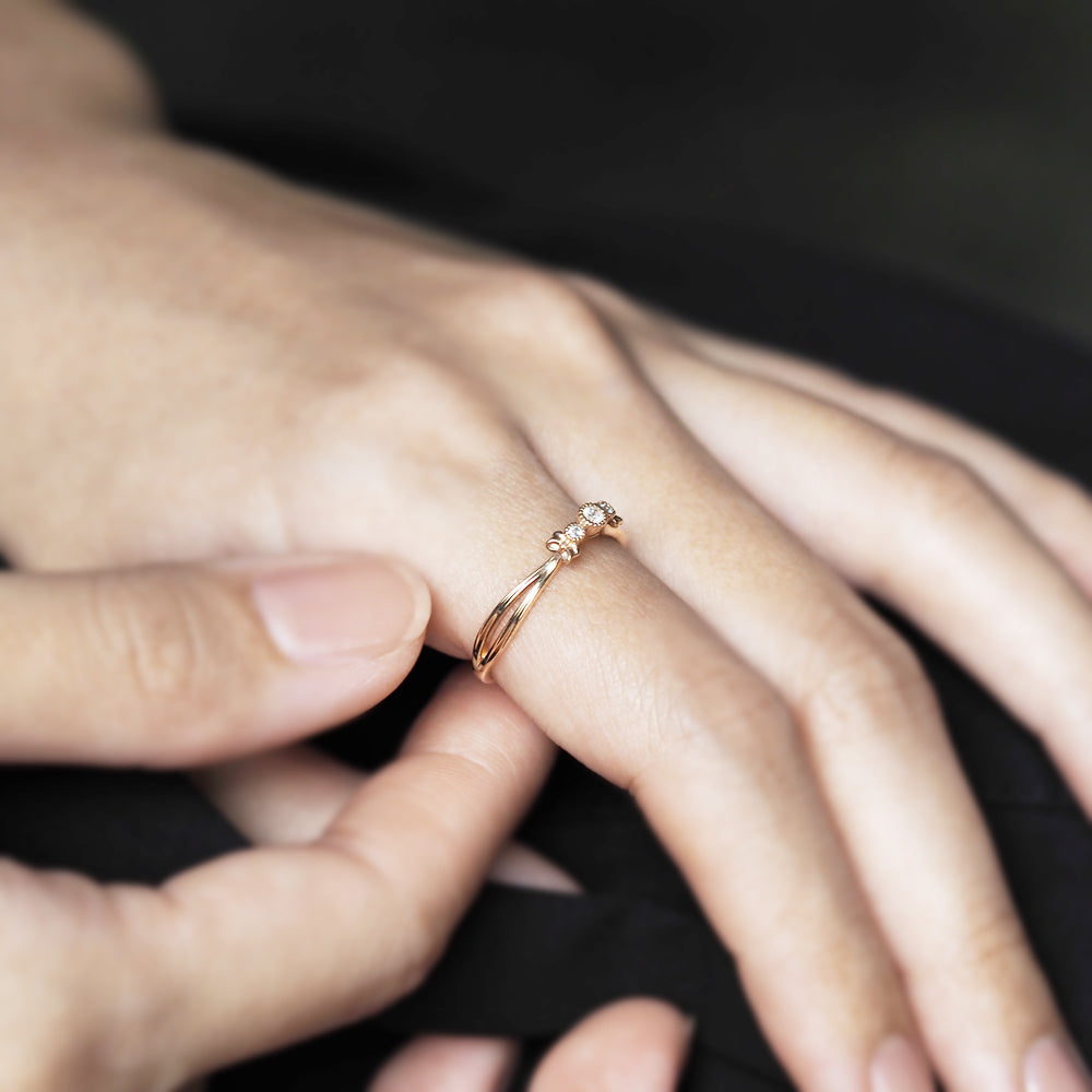 ナチュール リング  ダイヤモンド Classic Trio PCL-293