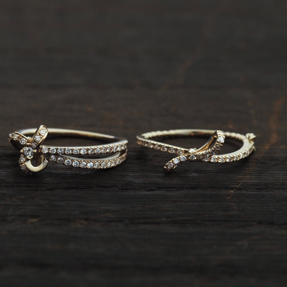 ナチュール リング  ダイヤモンド Knot-33D PCL-294