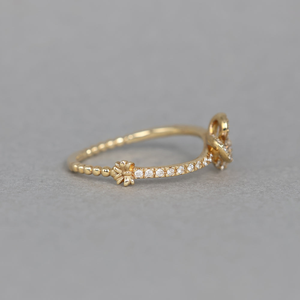 ナチュール リング  ダイヤモンド Knot-38D PCL-295