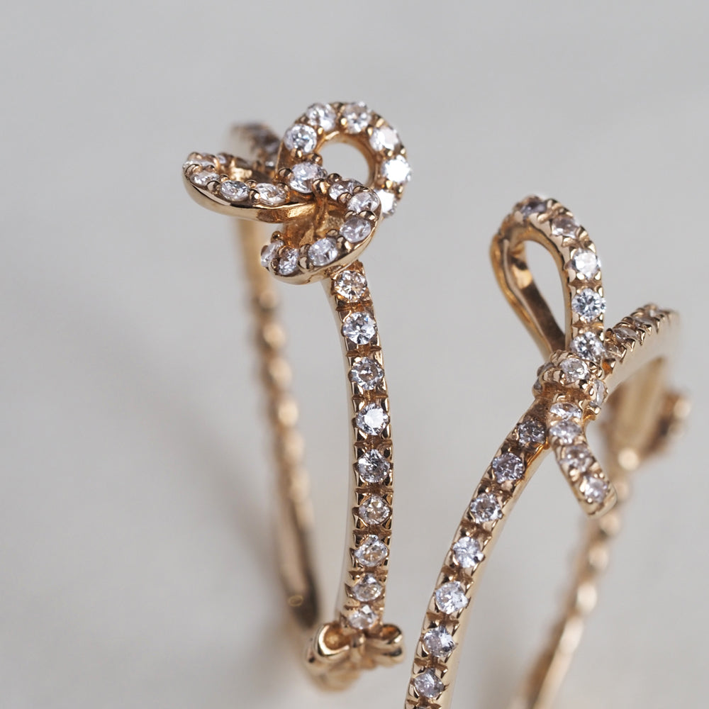 ナチュール リング  ダイヤモンド Knot-38D PCL-295