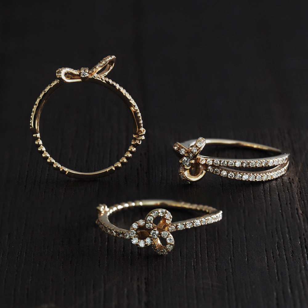 ナチュール リング  ダイヤモンド Knot-38D PCL-295