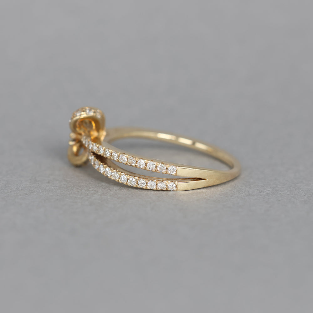 ナチュール リング  ダイヤモンド Knot-46D PCL-296