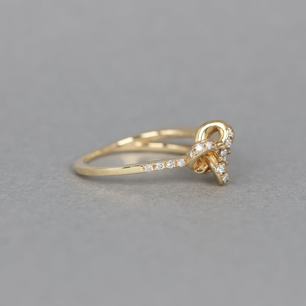 ナチュール リング  ダイヤモンド Knot-46D PCL-296