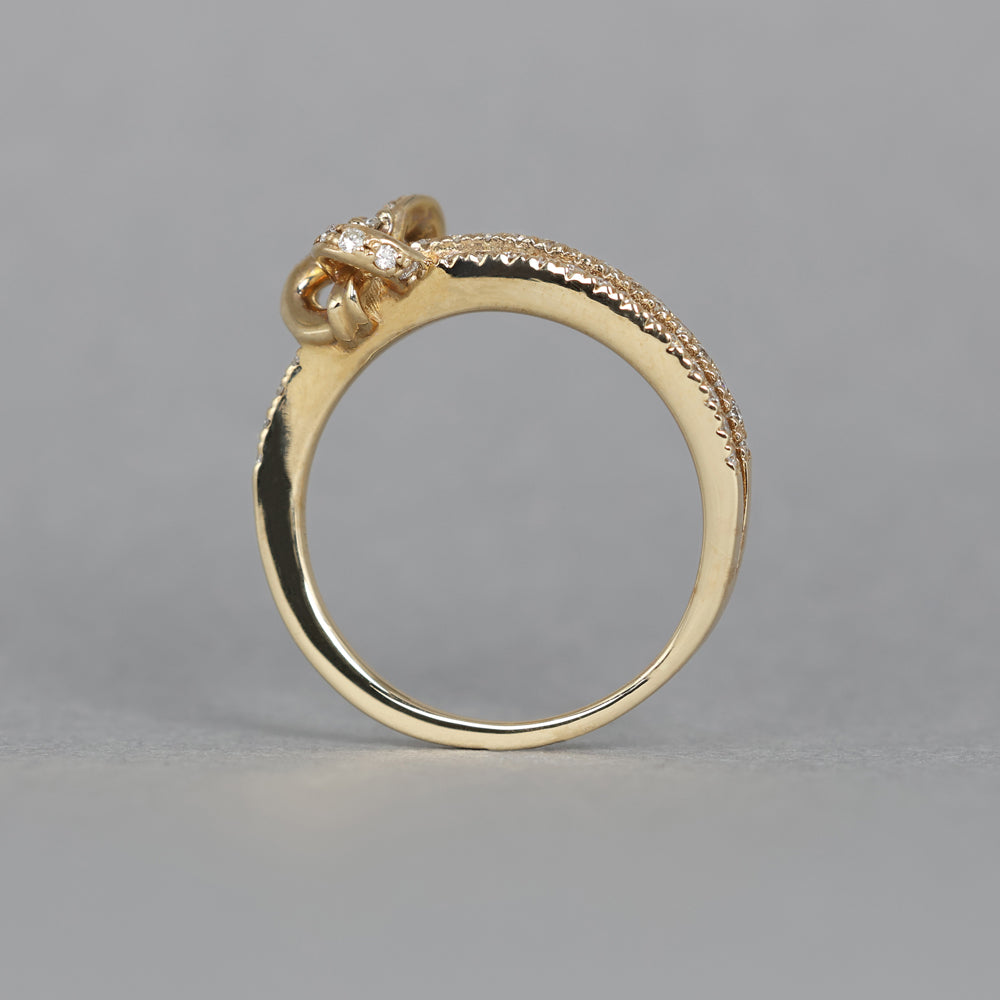 ナチュール リング  ダイヤモンド Knot-46D PCL-296