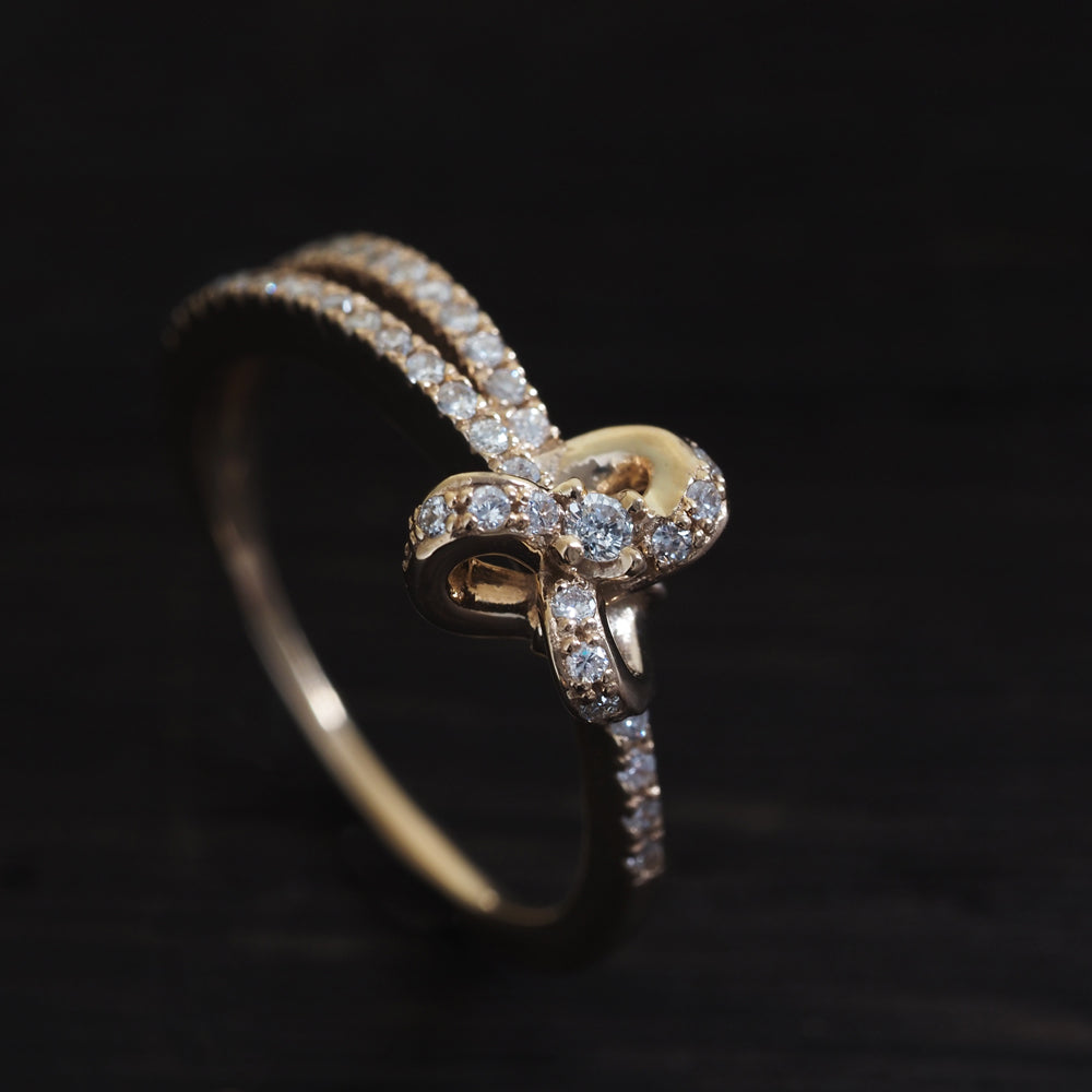 ナチュール リング  ダイヤモンド Knot-46D PCL-296