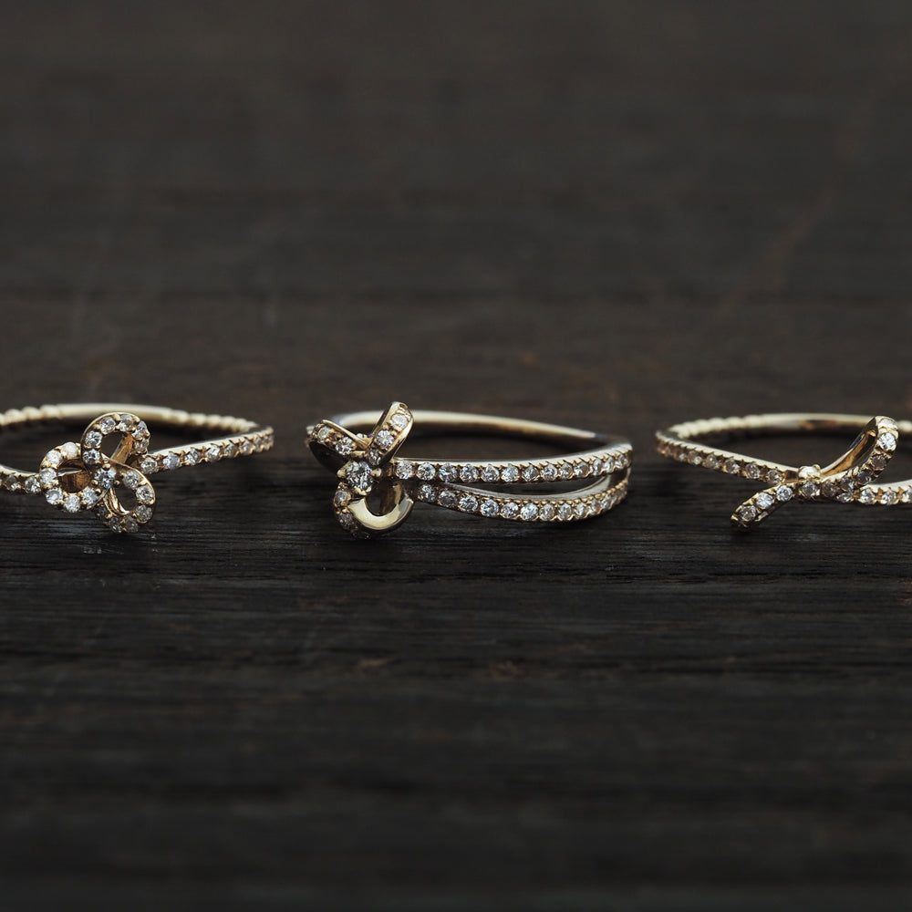 ナチュール リング  ダイヤモンド Knot-46D PCL-296