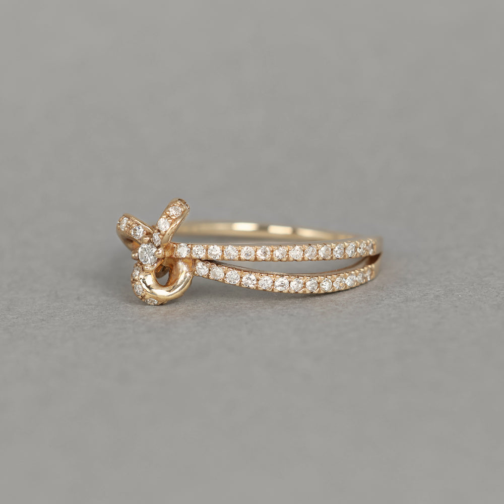 ナチュール リング  ダイヤモンド Knot-46D PCL-296