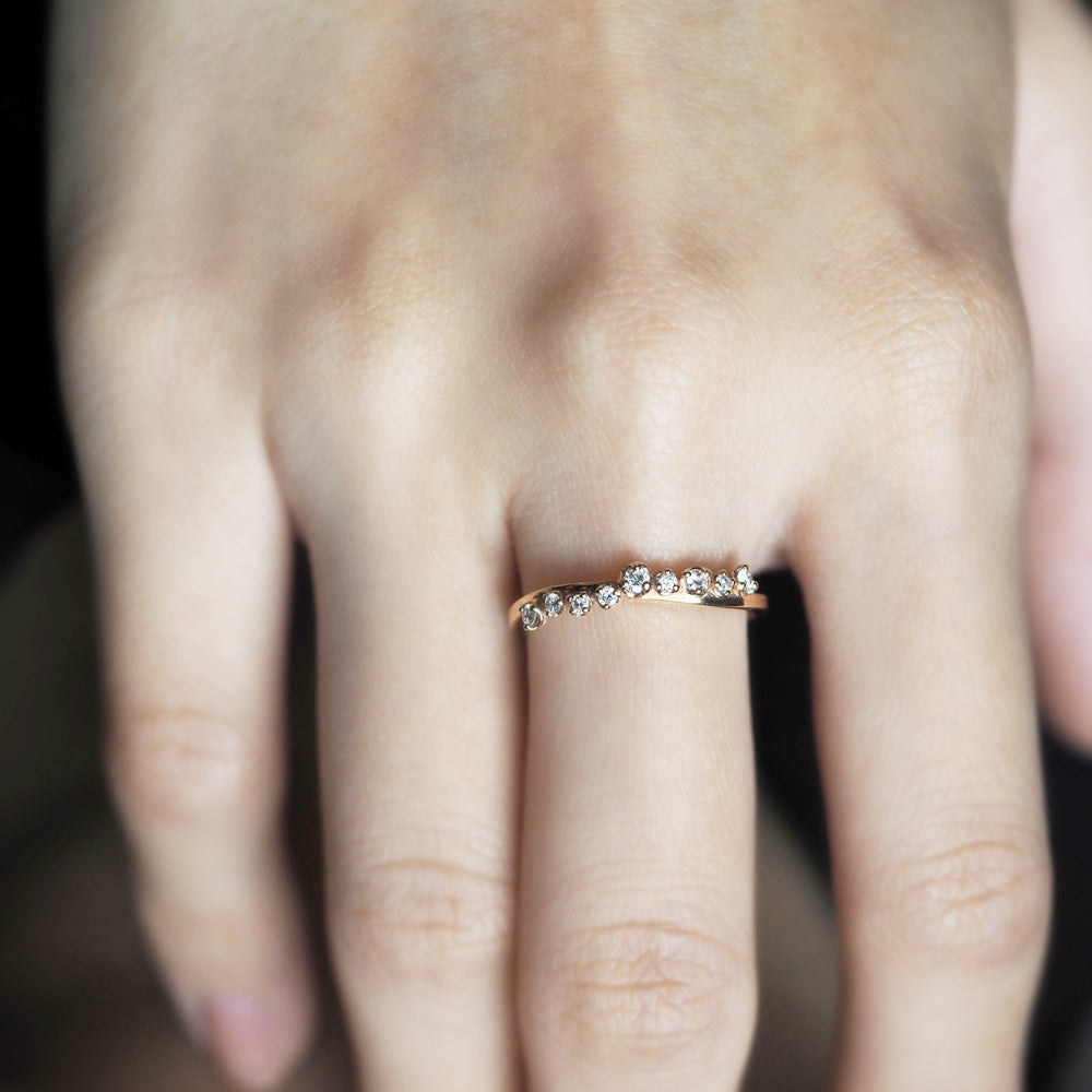 ナチュール リング  ダイヤモンド Cross PCL-297