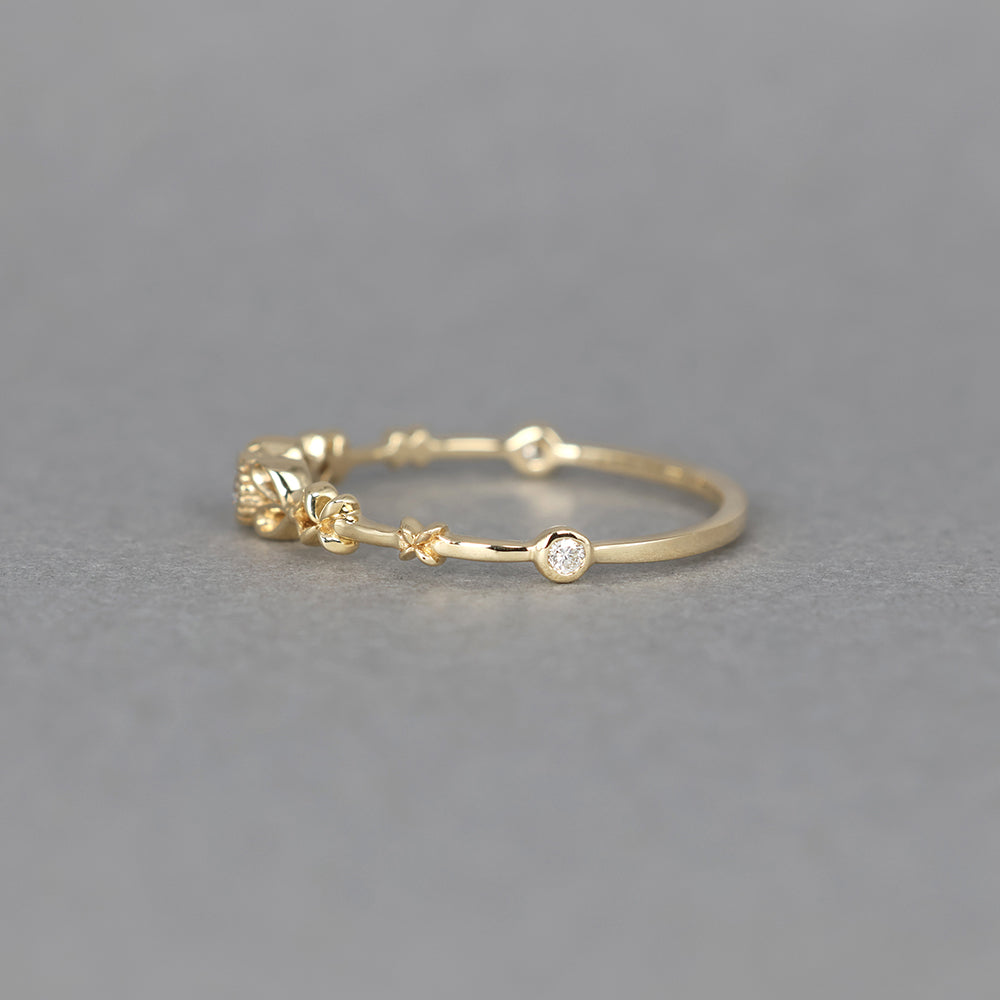 ナチュール リング  ダイヤモンド Side Ribbons PCL-300