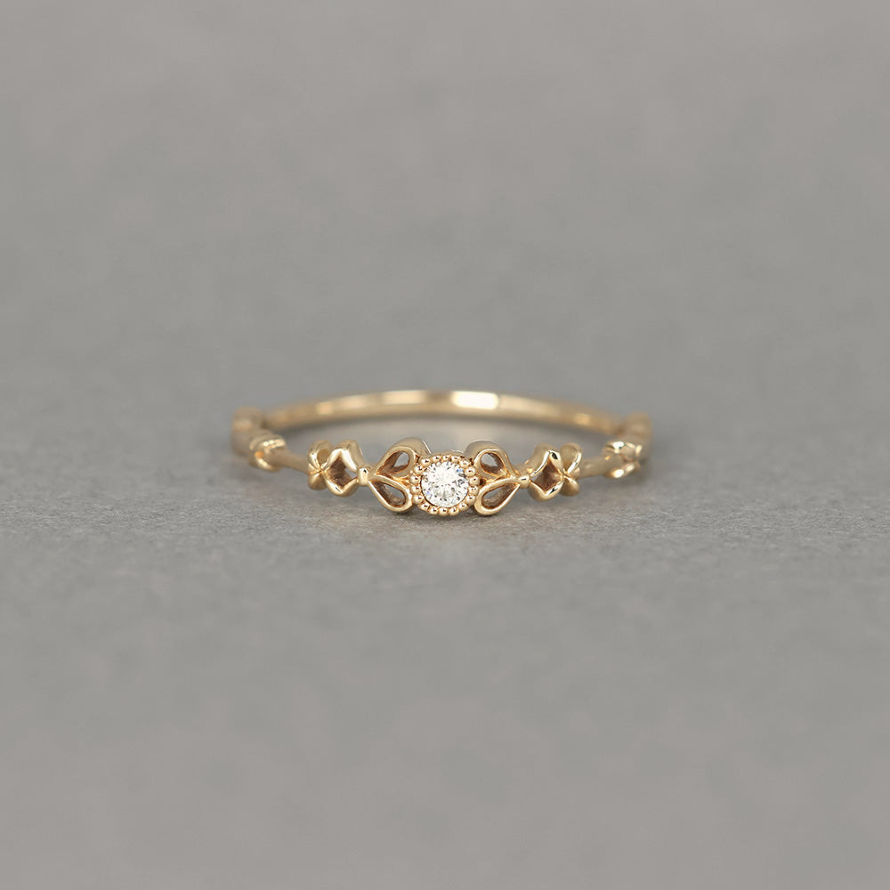 ナチュール リング  ダイヤモンド Side Ribbons PCL-300