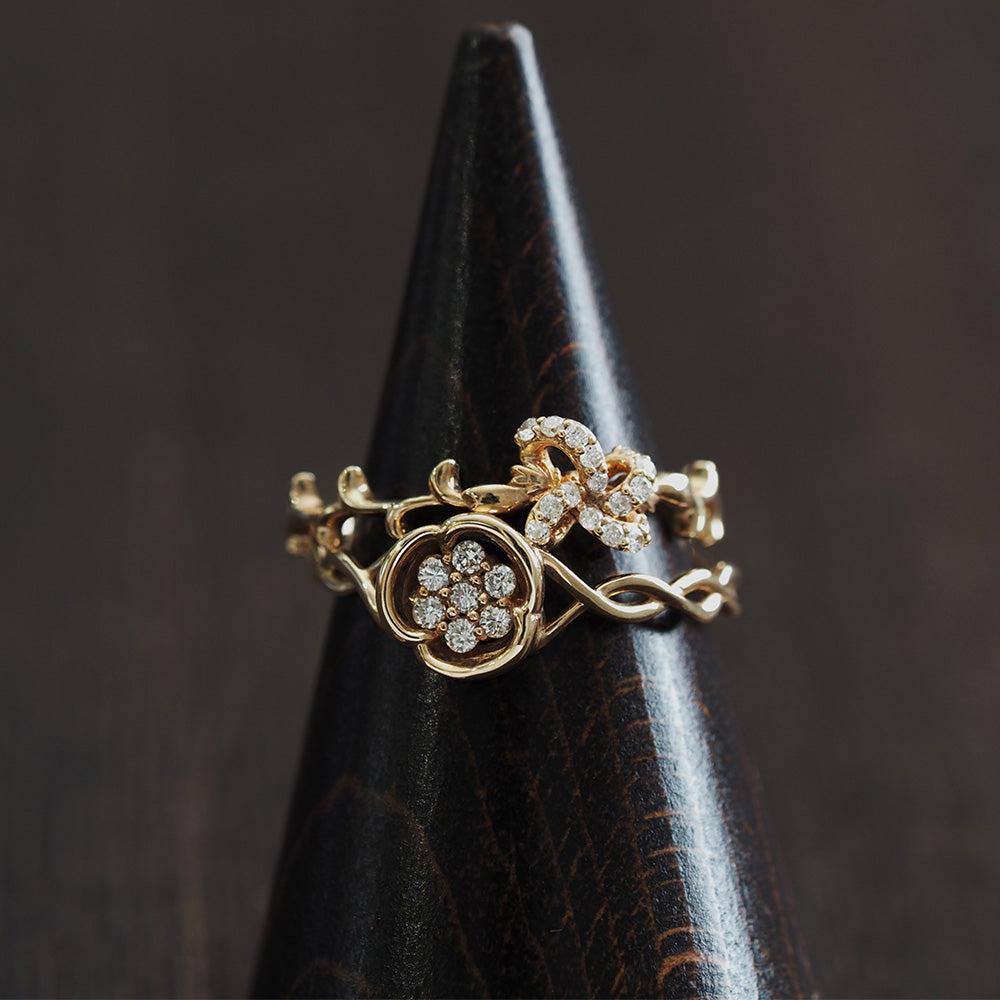 ナチュール リング  ダイヤモンド Camellia PCL-301