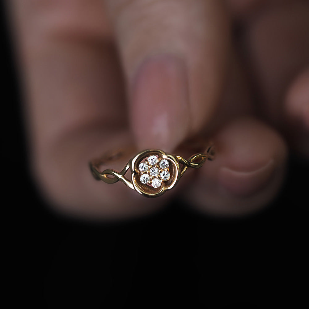 ナチュール リング  ダイヤモンド Camellia PCL-301