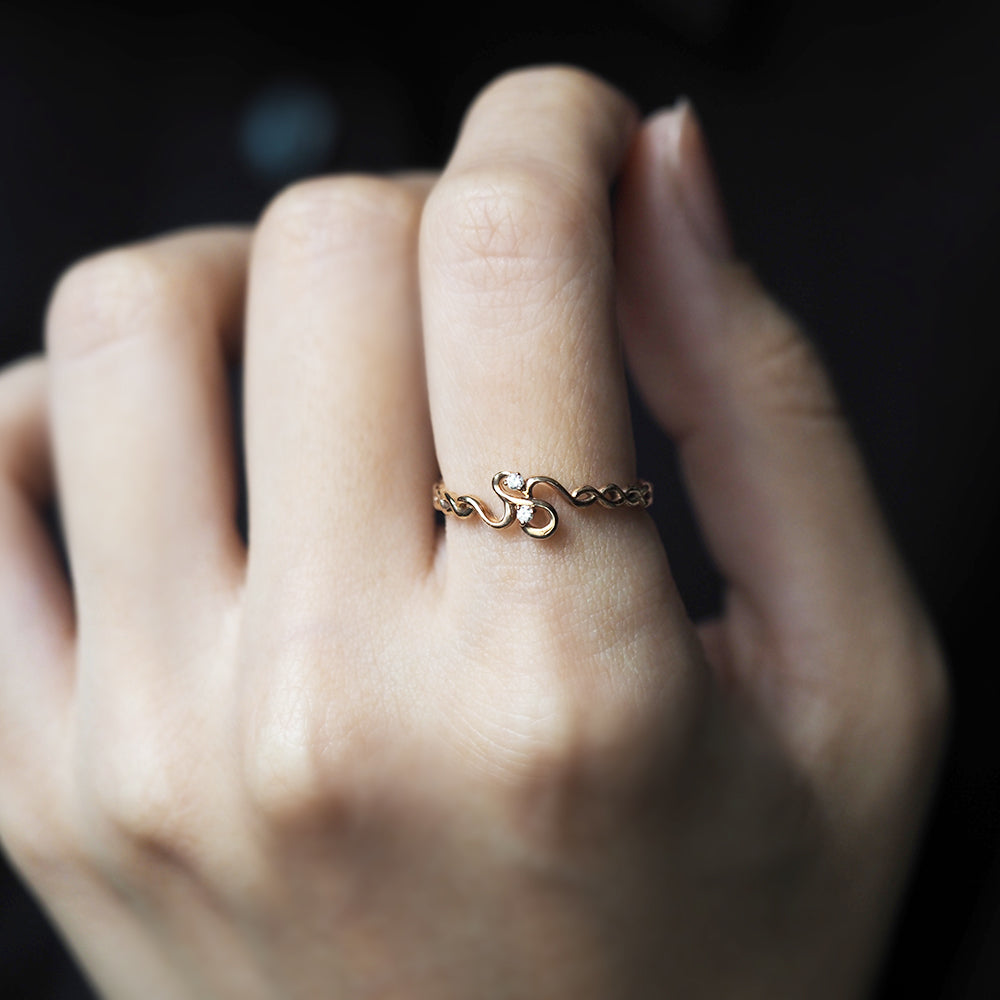 ナチュール リング  ダイヤモンド Twist PCL-302