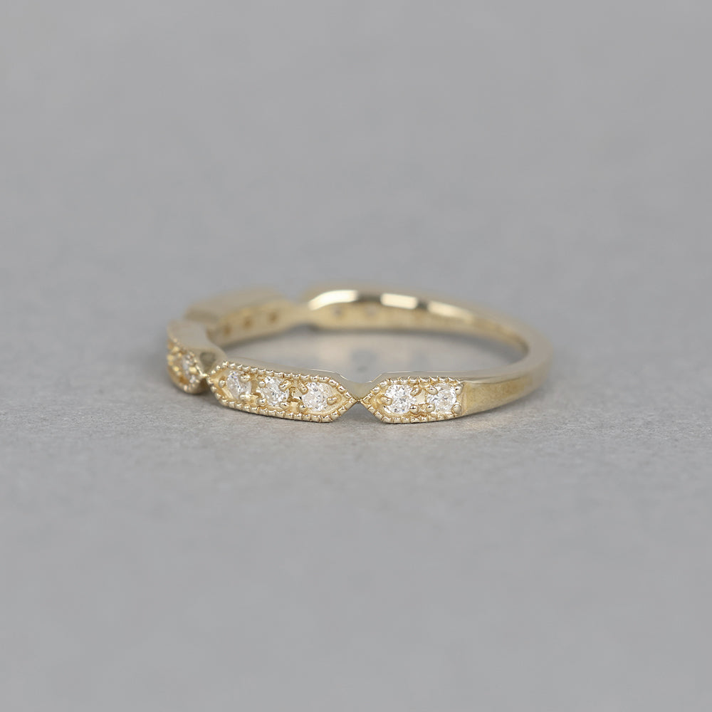 ミルゴシック リング ヘキサゴン ダイヤモンド PCL-6