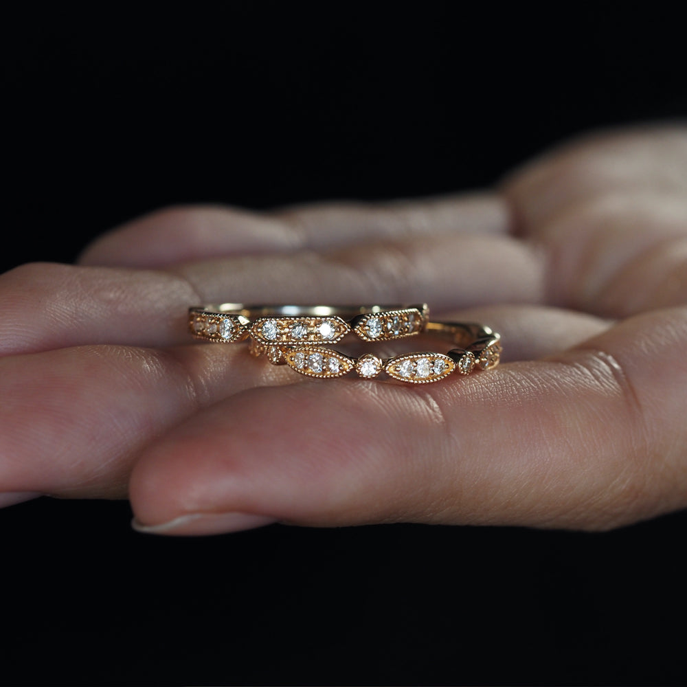 ミルゴシック リング ヘキサゴン ダイヤモンド PCL-6