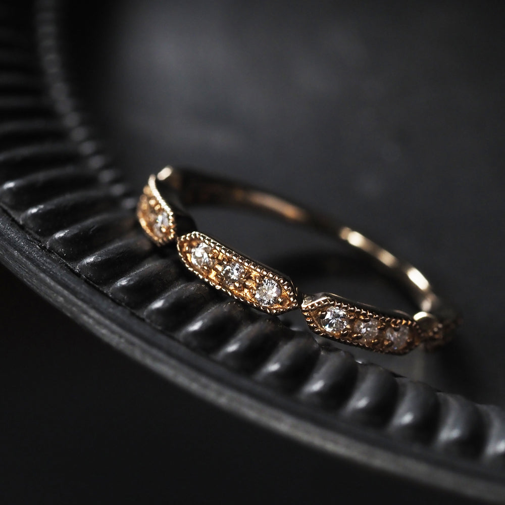 ミルゴシック リング ヘキサゴン ダイヤモンド PCL-6