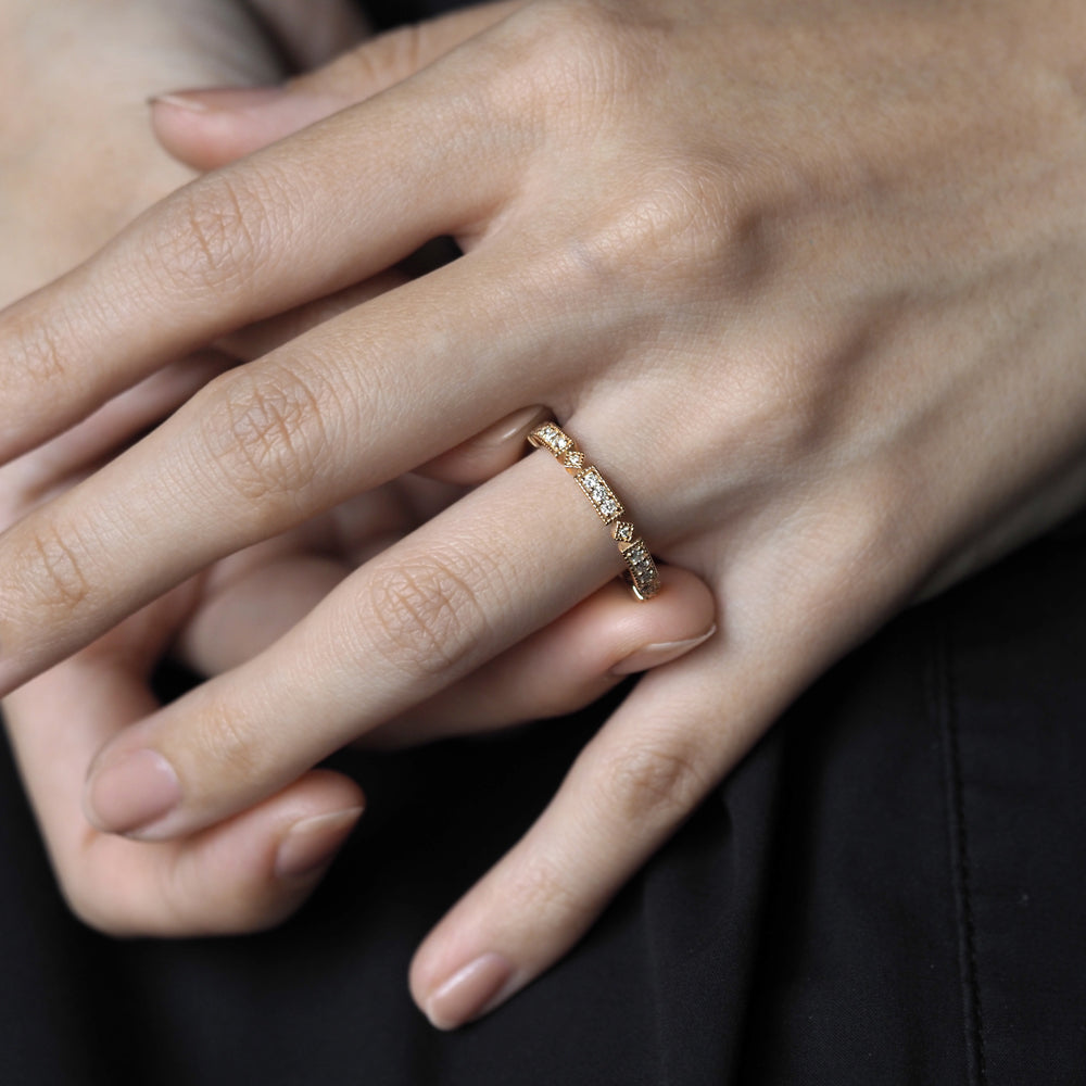 ミルゴシック リング レクタングル ダイヤモンドPCL-7