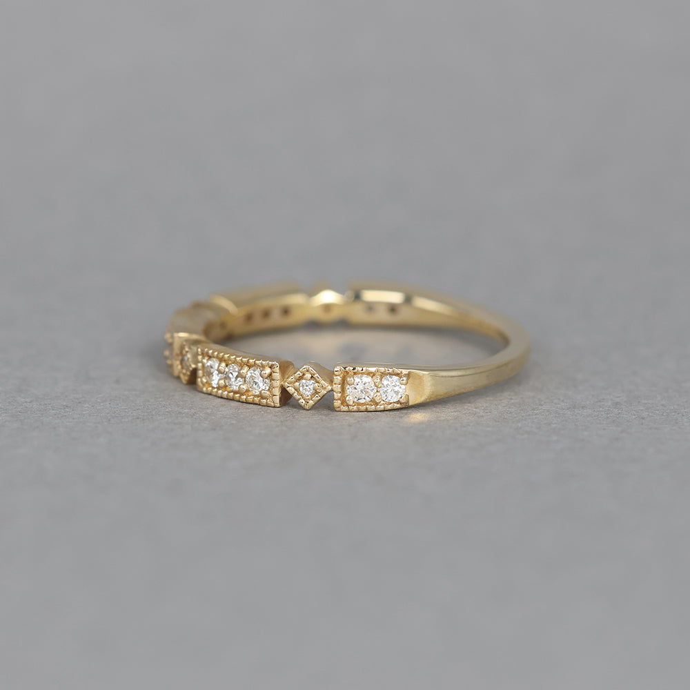 ミルゴシック リング レクタングル ダイヤモンドPCL-7