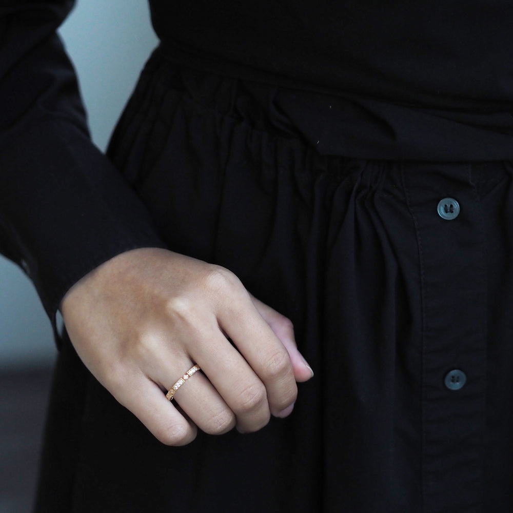 ミルゴシック リング レクタングル ダイヤモンドPCL-7