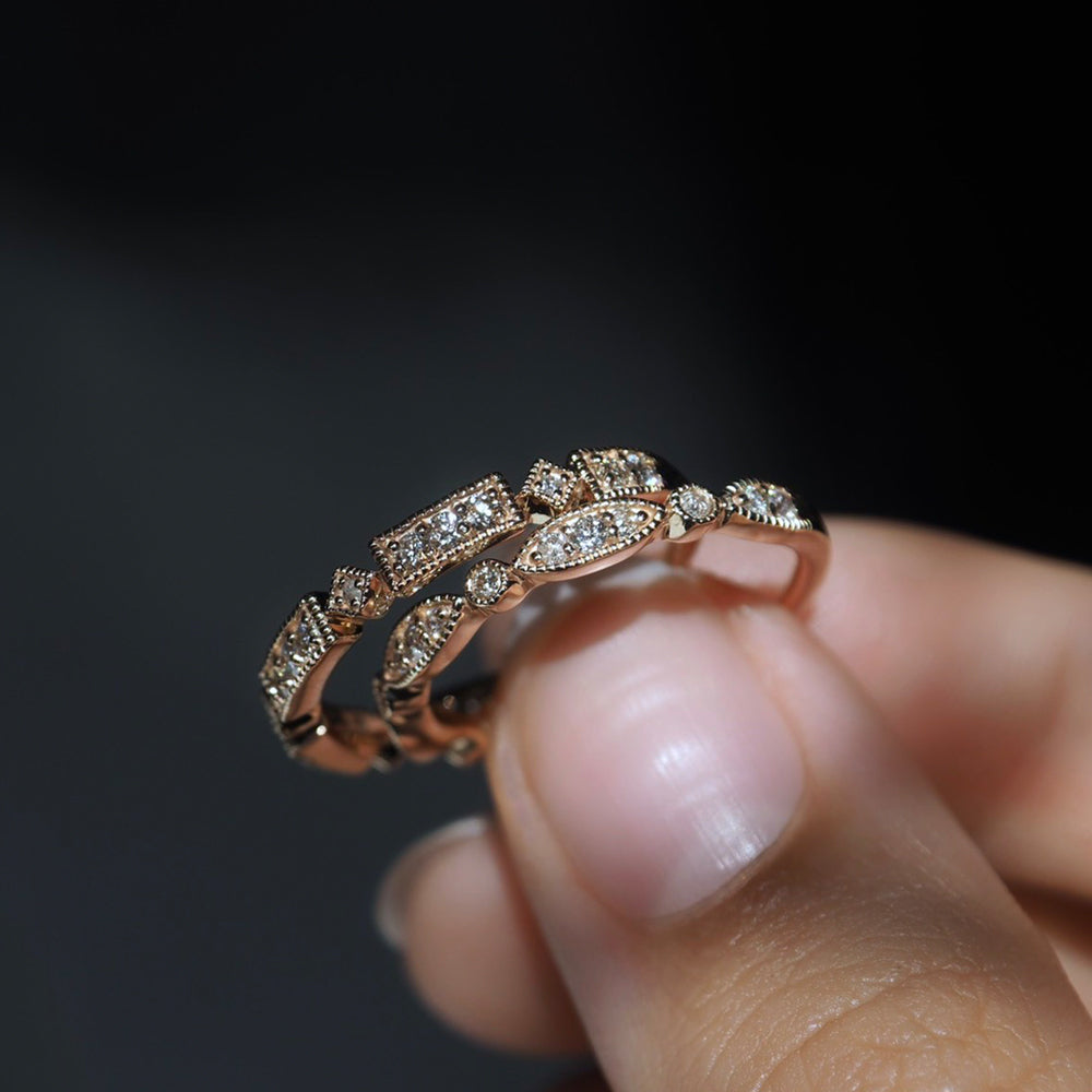 ミルゴシック リング レクタングル ダイヤモンドPCL-7